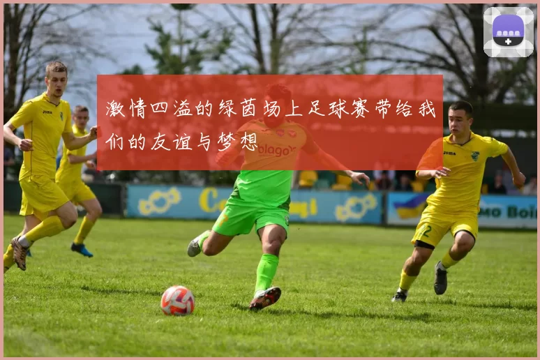 激情四溢的绿茵场上足球赛带给我们的友谊与梦想